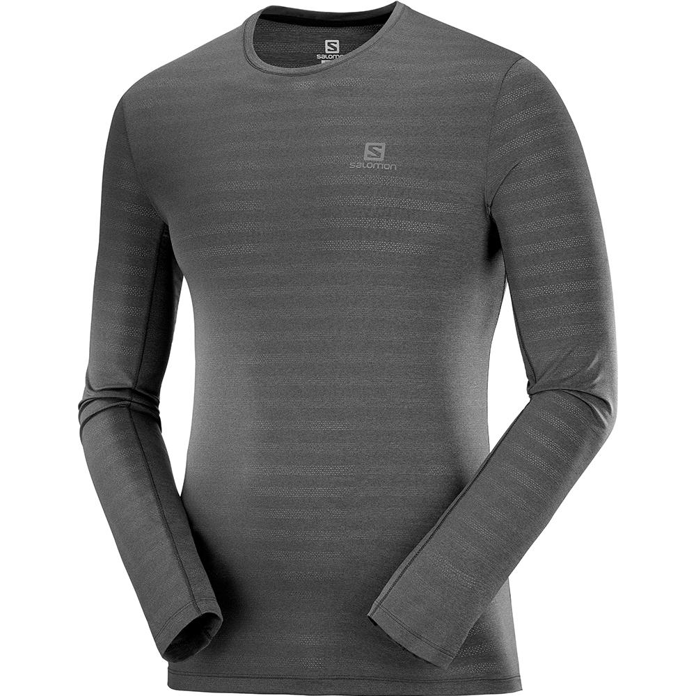 Salomon Israel XA LS M - Mens Tops - Black (UFOH-78129)